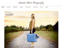 Tablet Screenshot of amandamariephoto.com